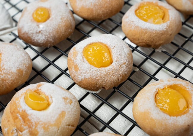 LEMON CURD DOLGULU SHORT BREAD KURABİYE