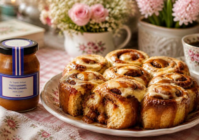Tuzlu Karamel Tarçınlı Çörek