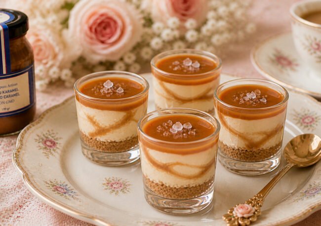 Atelier Deliz Tuzlu Karamelli Bardak Cheesecake Tarifi