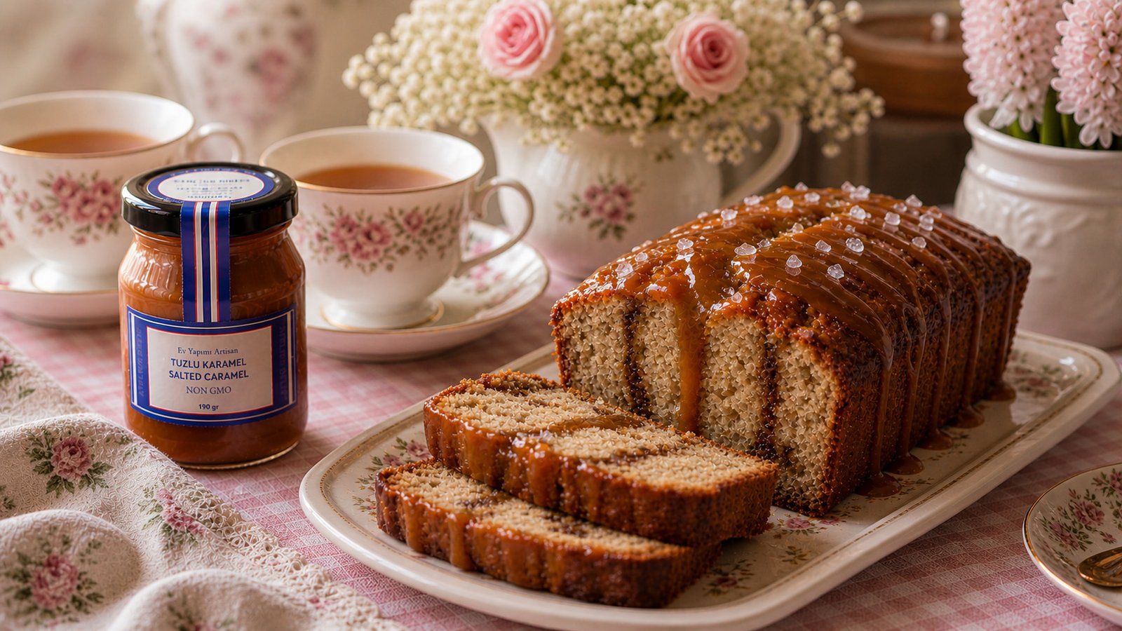 Atelier Deliz Tuzlu Karamelli Muzlu Ekmek (Banana Bread) Tarifi