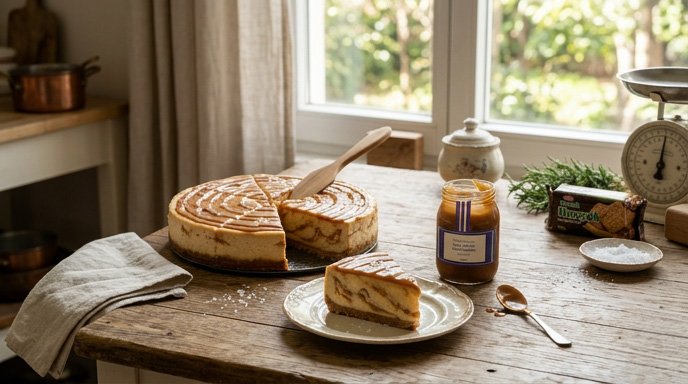 Tuzlu Karamel ile Pişmeyen (No-Bake) Cheesecake