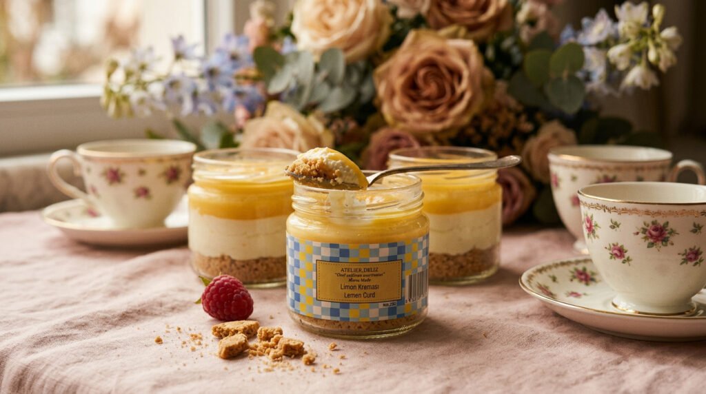 lemon curd cheesecake bardak tatlısı