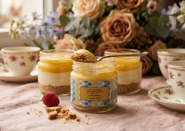lemon curd cheesecake bardak tatlısı