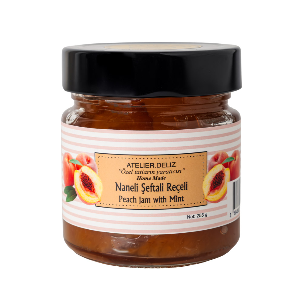 Şeftali & Nane Reçeli 255 gr Şeftali & Nane Reçeli 255 gr